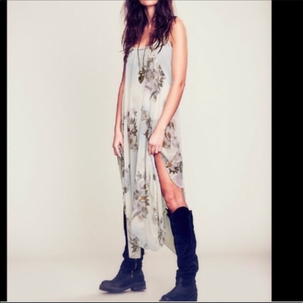 Free people waterfalls slip dress size small